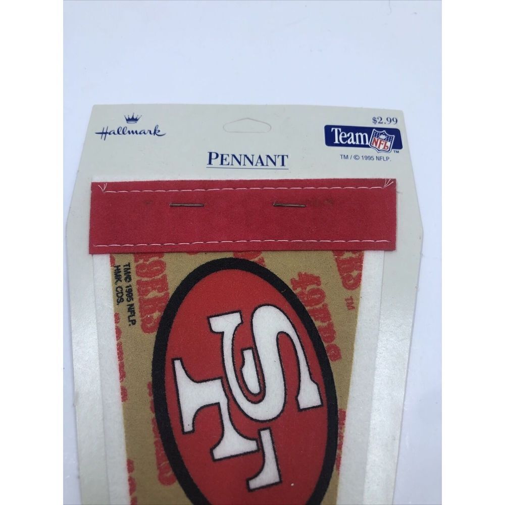 San Francisco 49ers  Vintage Retro Pennant Flag. 1995 - Picture 8 of 12